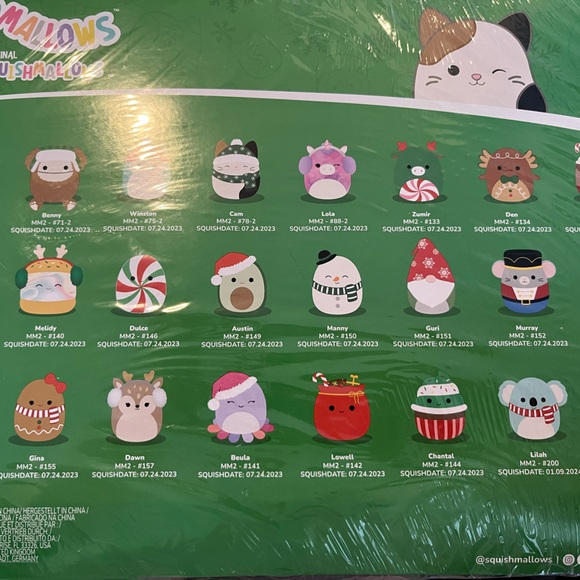 Squishmallows 24 piece advent calendar. - Picture 2 of 2